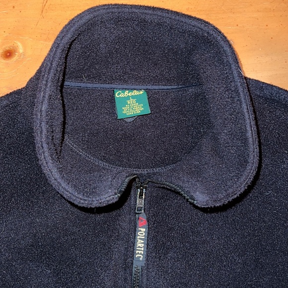 Mens Cabela’s “polartec” fleece jacket (size large) - Picture 2 of 2